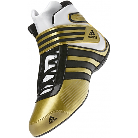 BOTA ADIDAS XLT DORADO-BLANCO-NEGRO