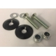 SEAT MOUNTING KIT WASHERS M8 BLACK