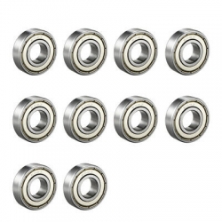 10 X STUBAXLE BEARINGS  608Z - M8 bolt x 22 mm Ext.