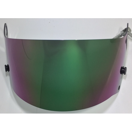 VISOR FOR ARAI GREEN MIRROR IRIDIUM