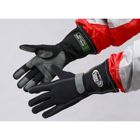 GANTS KARTING NOIR