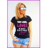 T SHIRT LADY NOIR "THIS GIRL"