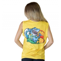 MAD56 SLEEVELESS THIN SPORTS TSHIRT YELLOW