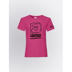 T SHIRT IAME FILLE ROSE