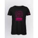 CAMISETA MUJER IAME NEGRO ROSA