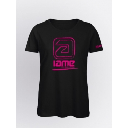 T SHIRT LADY IAME NOIR - ROSE