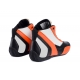 BOTTINES FREEM KARTING SK22 BLACK/ORANGE FLUO