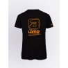 T SHIRT IAME NOIR - ORANGE