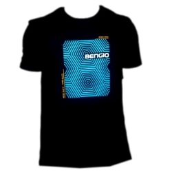 BENGIO TSHIRT SVART - BLÅ