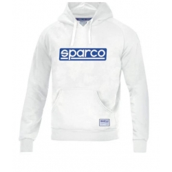 SPARCO SUDADERA HOODIE BLANCA