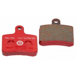 SET REAR BRAKE PADS OTK RED BSD KZ DD2